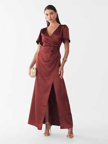 Willa Kleid  'KIMBER' in Braun: Vorderseite
