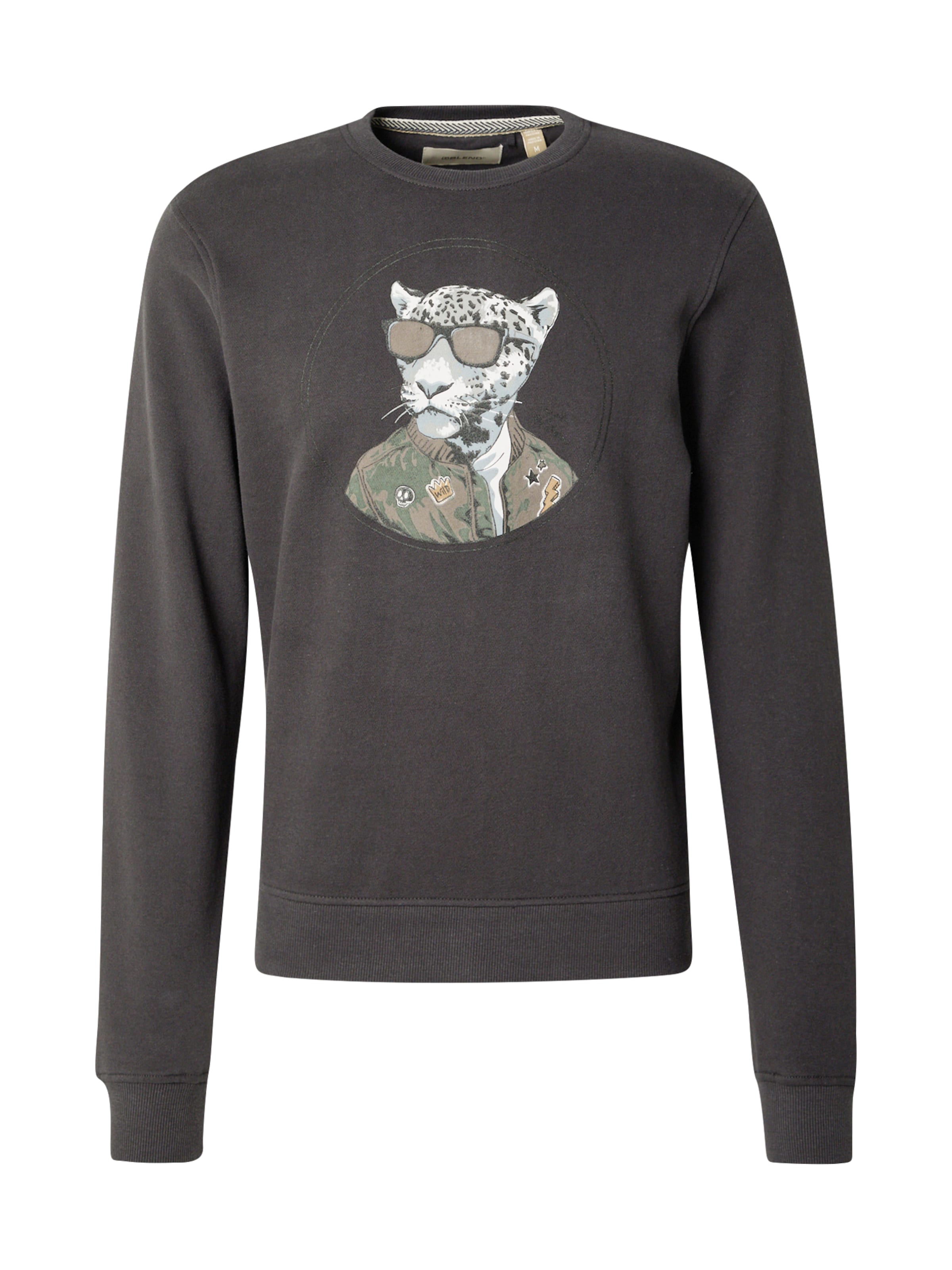 BLEND Μπλούζα φούτερ 'Jassy' σε μαύρο: μπροστά