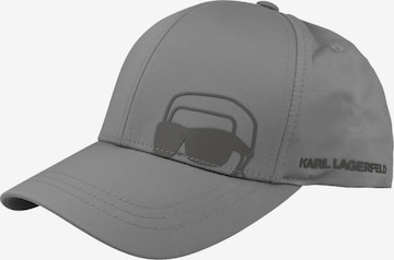 Karl Lagerfeld Cap in Grau: Vorderseite