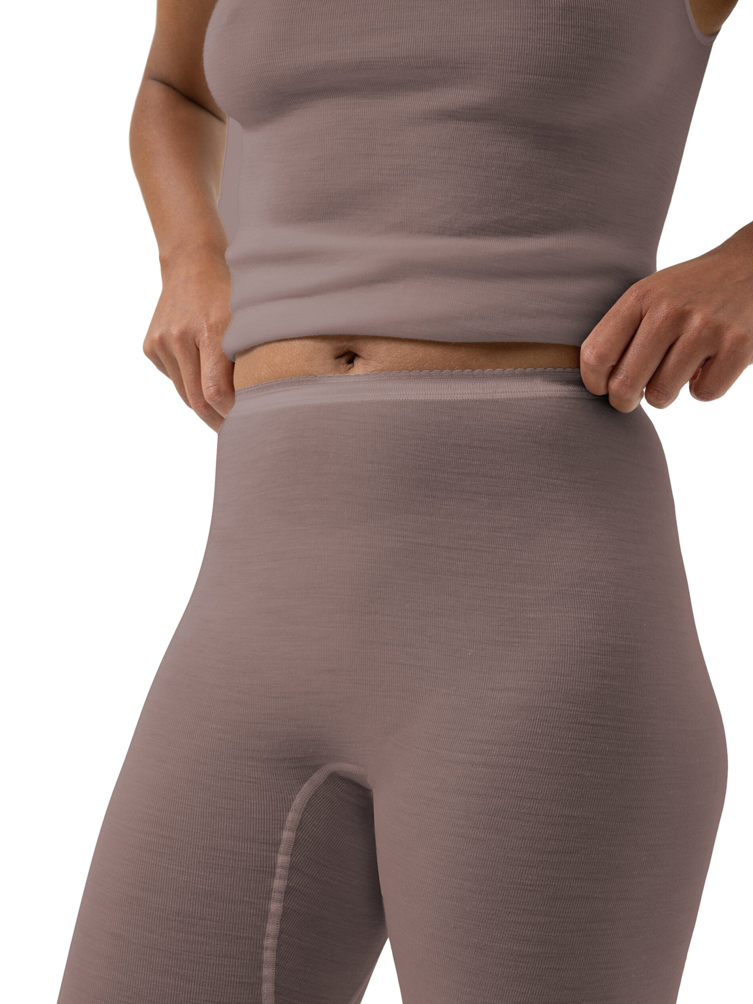 Mey Slim fit Leggings in Brown