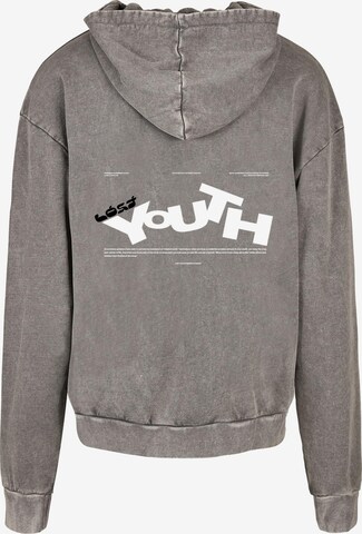 Lost Youth Sweatshirt 'YOUTH' in Grau