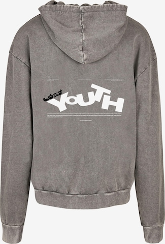 Lost Youth Sweatshirt 'YOUTH' in Grijs