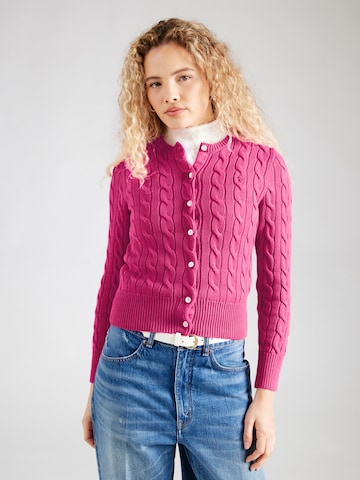 Polo Ralph Lauren Knit cardigan in Pink: front