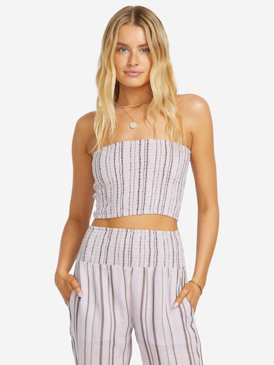 BILLABONG Top 'Keep It Simple' in pastellblau / dunkelbraun / pastellgrün / flieder, Produktansicht