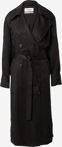 WEEKDAY Between-seasons coat 'Evelyn' in Black: front