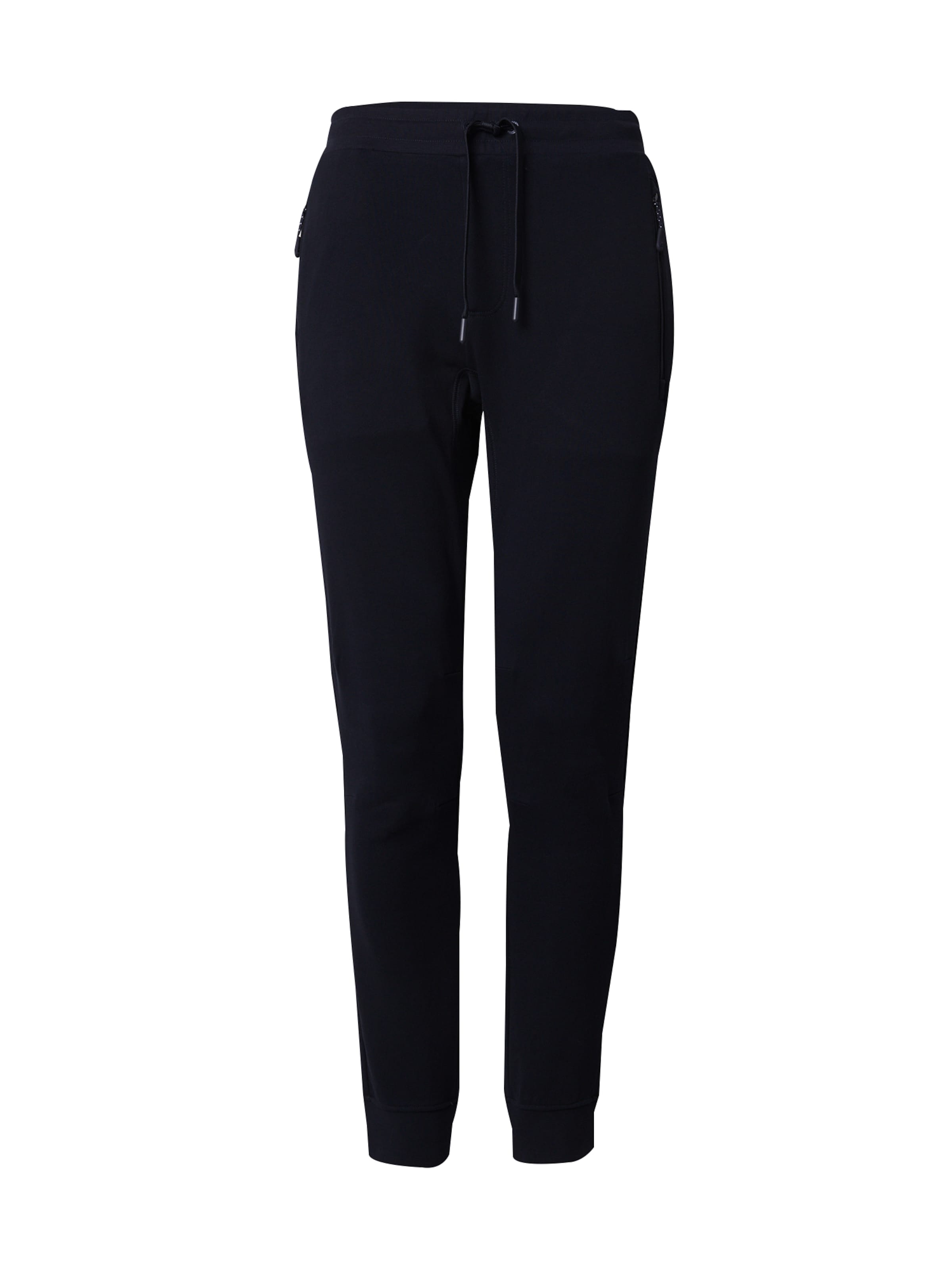 zils ARMANI EXCHANGE Pakapēniski sašaurināts piegriezums Bikses: no priekšpuses