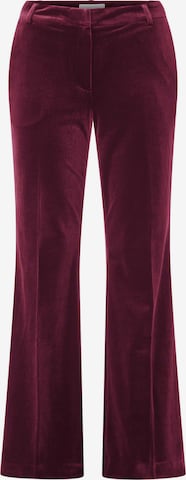 Rich & Royal Flared Hose in Rot: Vorderseite