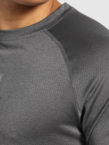T-Shirt ' Powerfit Triple ' Smilodox en gris