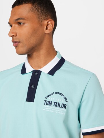 TOM TAILOR Poloshirt in Grün