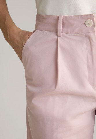 JOOP! Wide Leg Bundfaltenhose in Pink