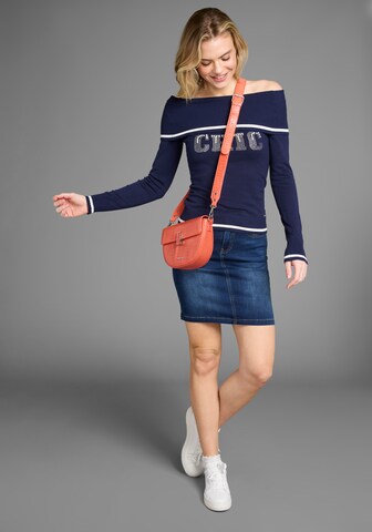 LAURA SCOTT Pullover in Blau