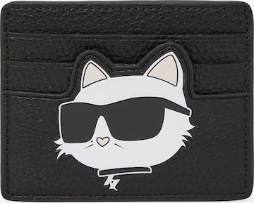 juoda Karl Lagerfeld Dėklas 'Ikon Pebble': priekis