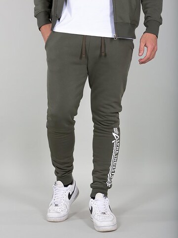 ALPHA INDUSTRIES Regular Pants 'Alpha Industries' in Green