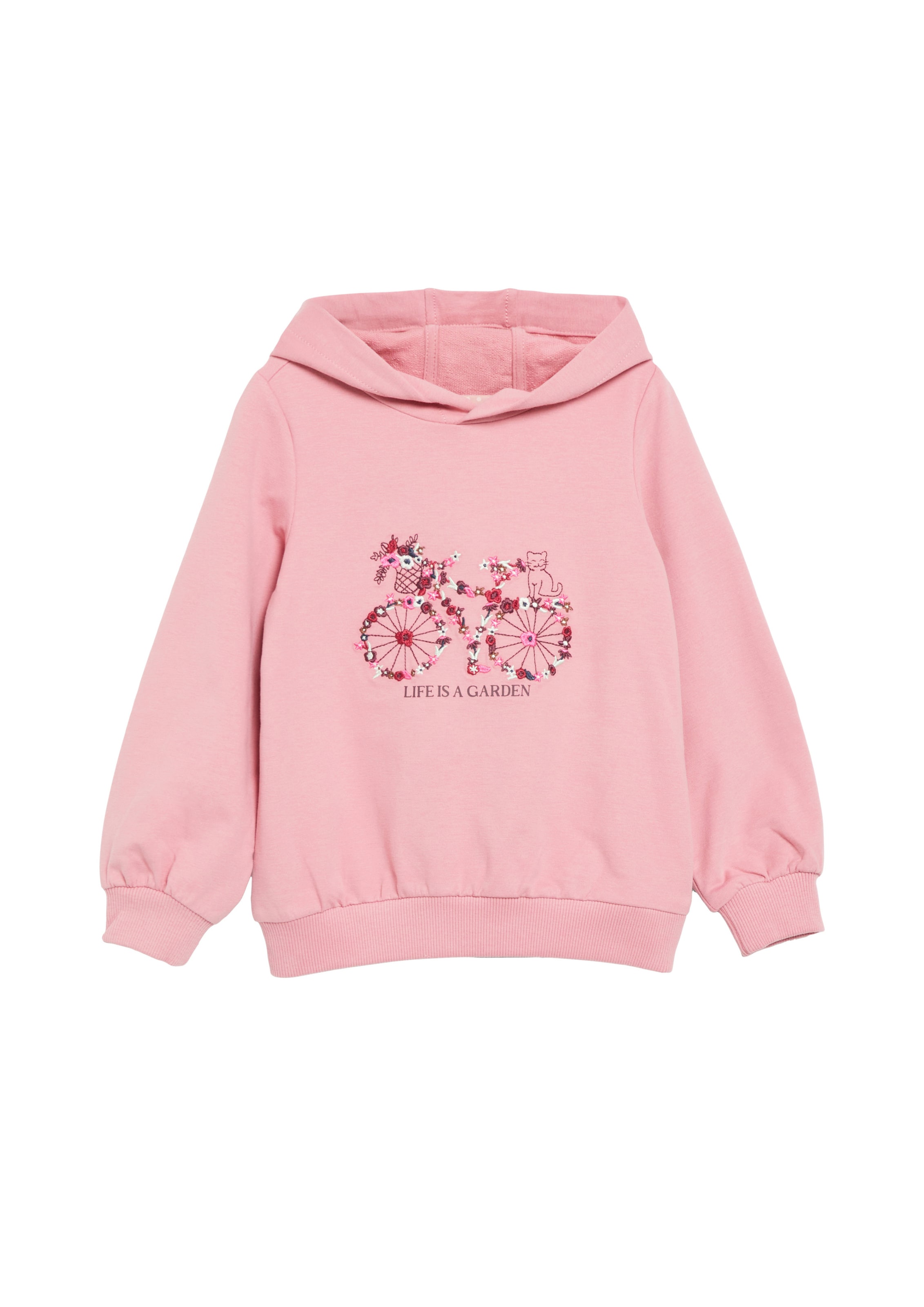 s.Oliver Sweatshirt in Roze: voorkant