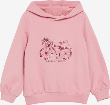 s.Oliver Sweatshirt in Roze: voorkant