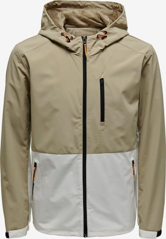 Only & Sons Between-season jacket 'GILBERT' in Beige: front