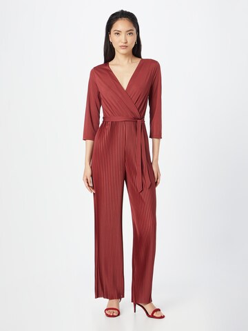 Tuta jumpsuit 'Saskia' di ABOUT YOU in rosso: frontale