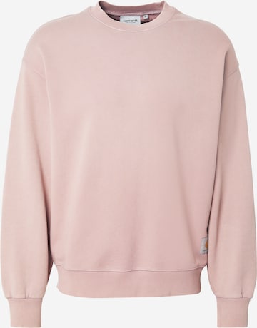 Sweat-shirt 'Hudson' Carhartt WIP en rose : devant