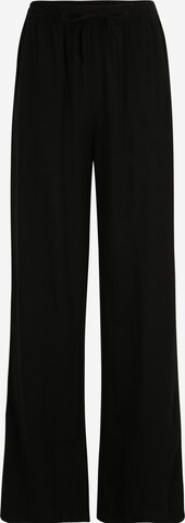 Vero Moda Tall Wide leg Broek 'LINN' in Zwart: voorkant