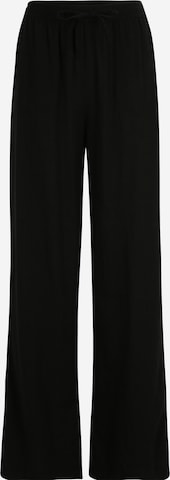 Vero Moda Tall Wide leg Broek 'LINN' in Zwart: voorkant