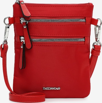 Emily & Noah Shoulder Bag 'Jill ' in Red: front