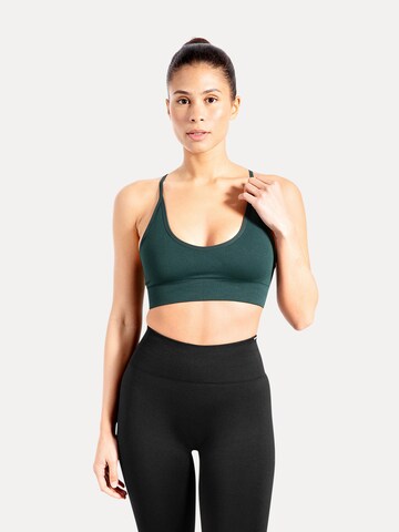 Bustier Haut de sport Smilodox en bleu : devant