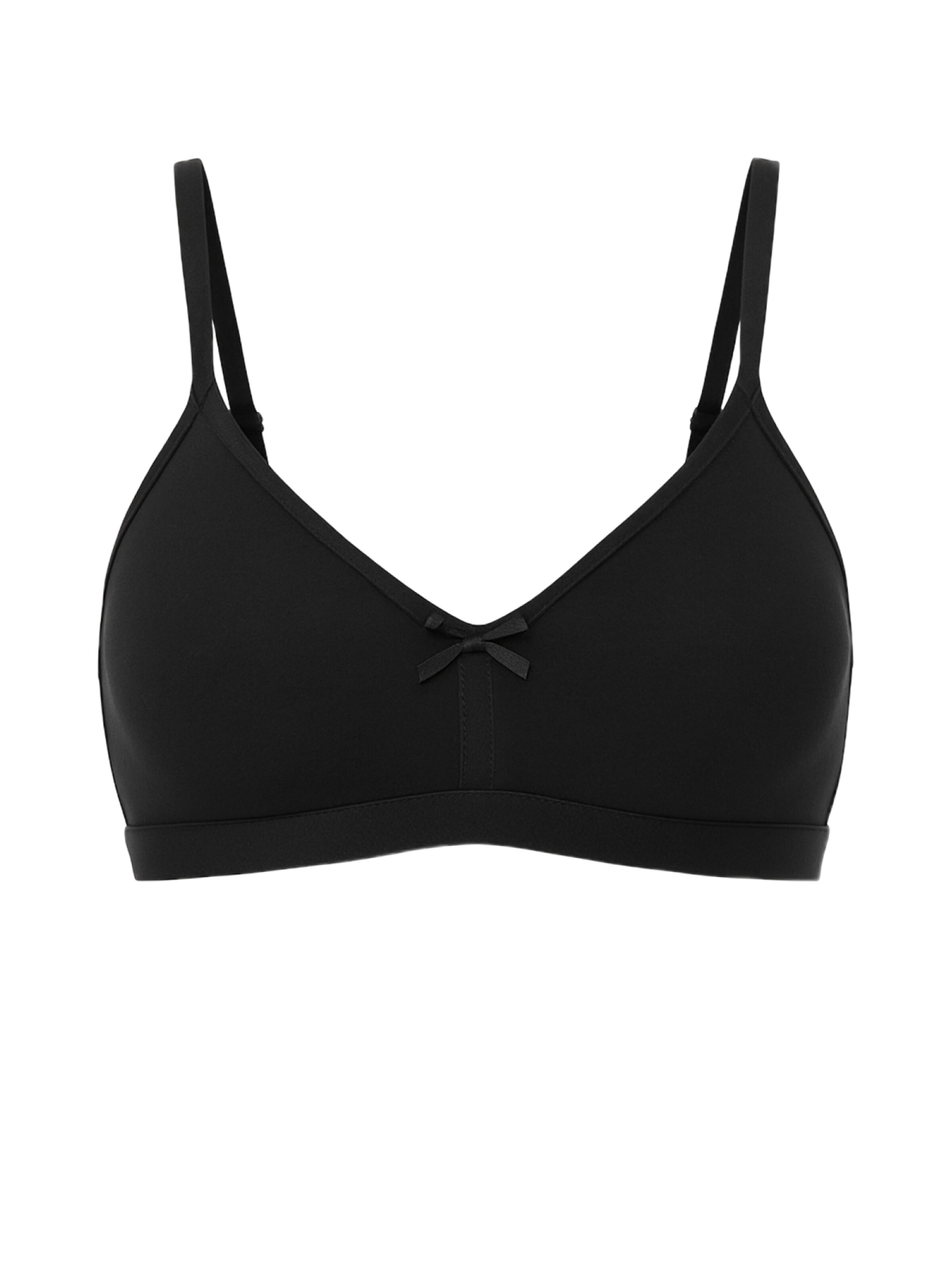 C&City T-shirt BH in Zwart: voorkant
