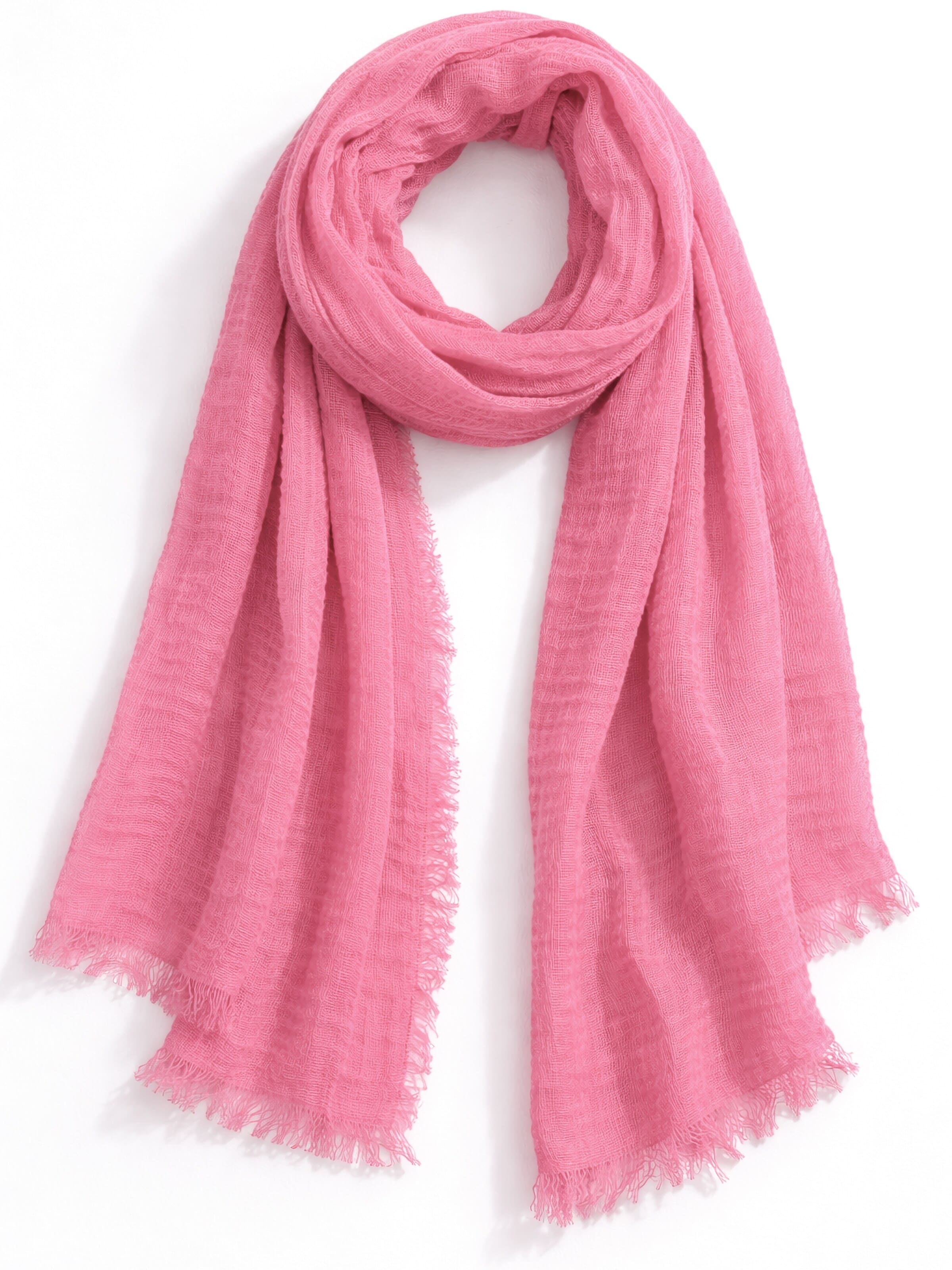 COLLEZIONE ALESSANDRO Scarf 'Soft-i' in Pink: front