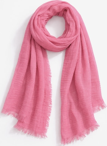 COLLEZIONE ALESSANDRO Scarf 'Soft-i' in Pink: front