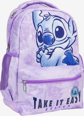 Disney Lilo & Stitch Rugzak 'Take It Easy' in Lila: voorkant