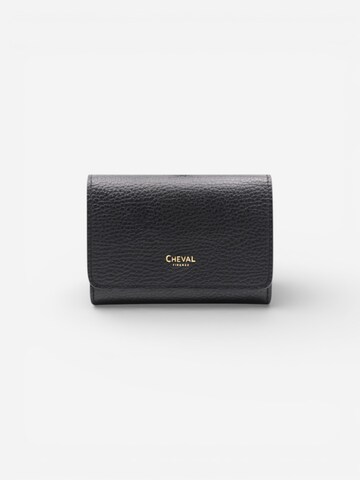 Cheval Firenze Wallet 'COSMO MINI' in Black: front