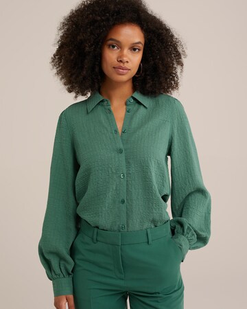 Bluză de la WE Fashion pe verde: față