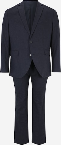 Jack & Jones Plus Slimfit Anzug 'RIVIERA' in Blau: predná strana