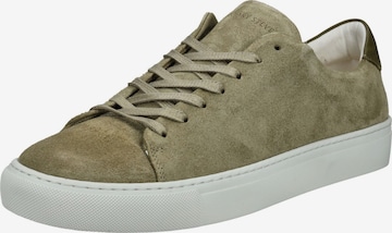 Baskets basses Sneaky Steve en vert : devant