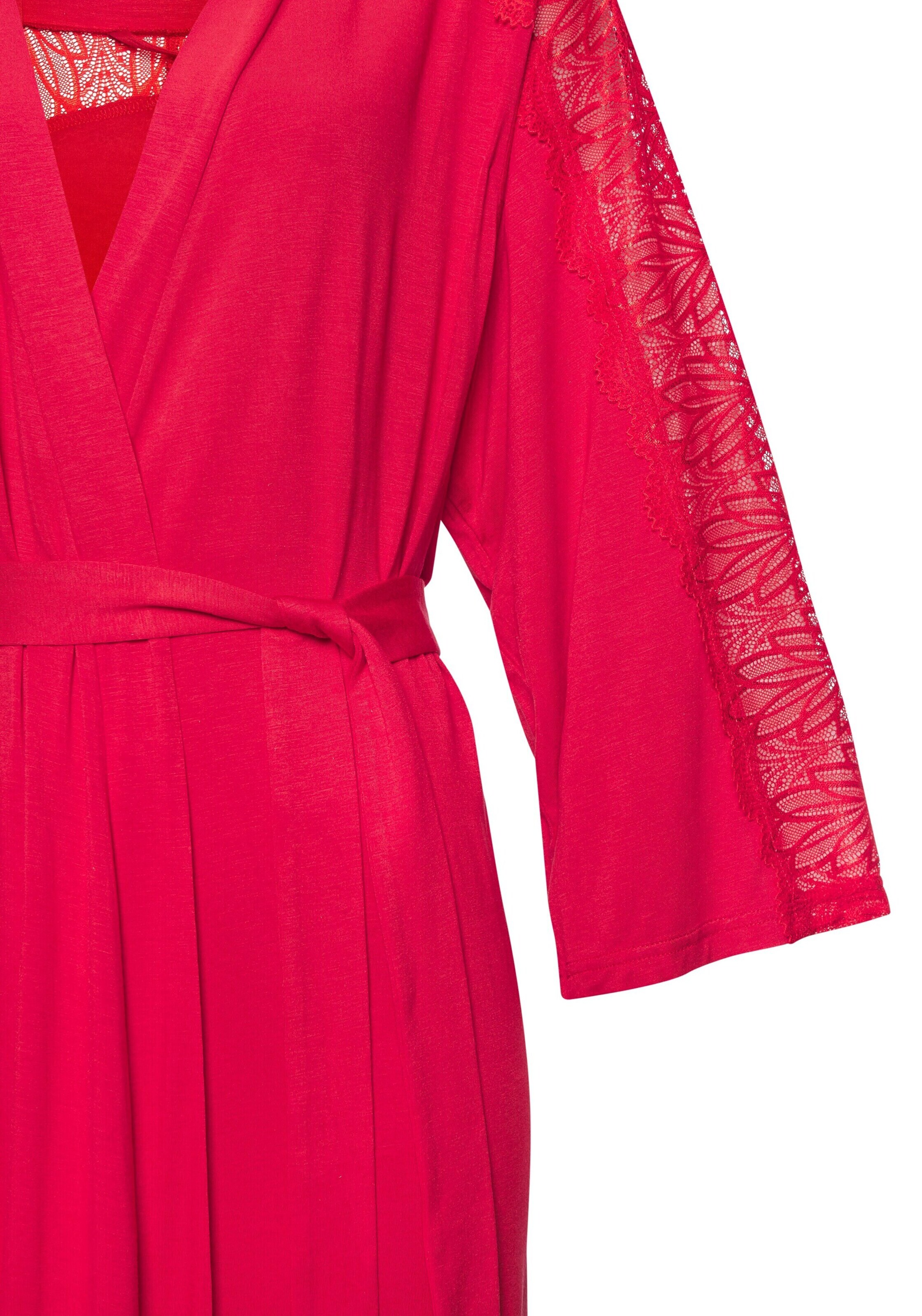 LASCANA - Bata para casa en rojo