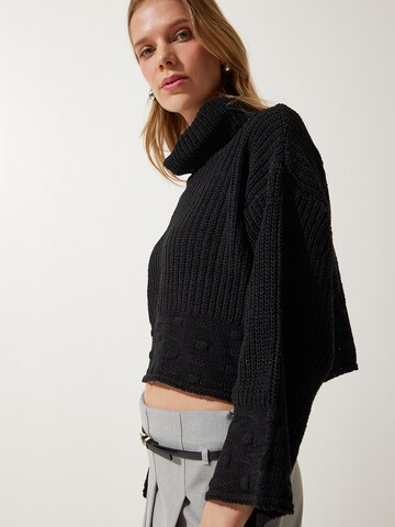 Happiness İstanbul Pullover i sort