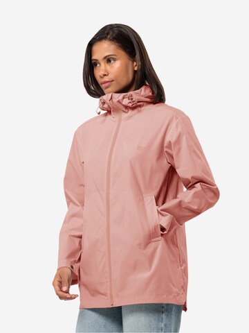 Veste fonctionnelle 'DESERT WIND' JACK WOLFSKIN en rose : devant