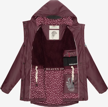 NAVAHOO - Chaqueta funcional 'Ocean Heart' en rojo