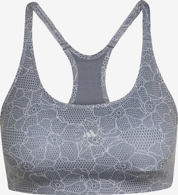Bustier Soutien-gorge de sport ADIDAS BY STELLA MCCARTNEY en gris : devant