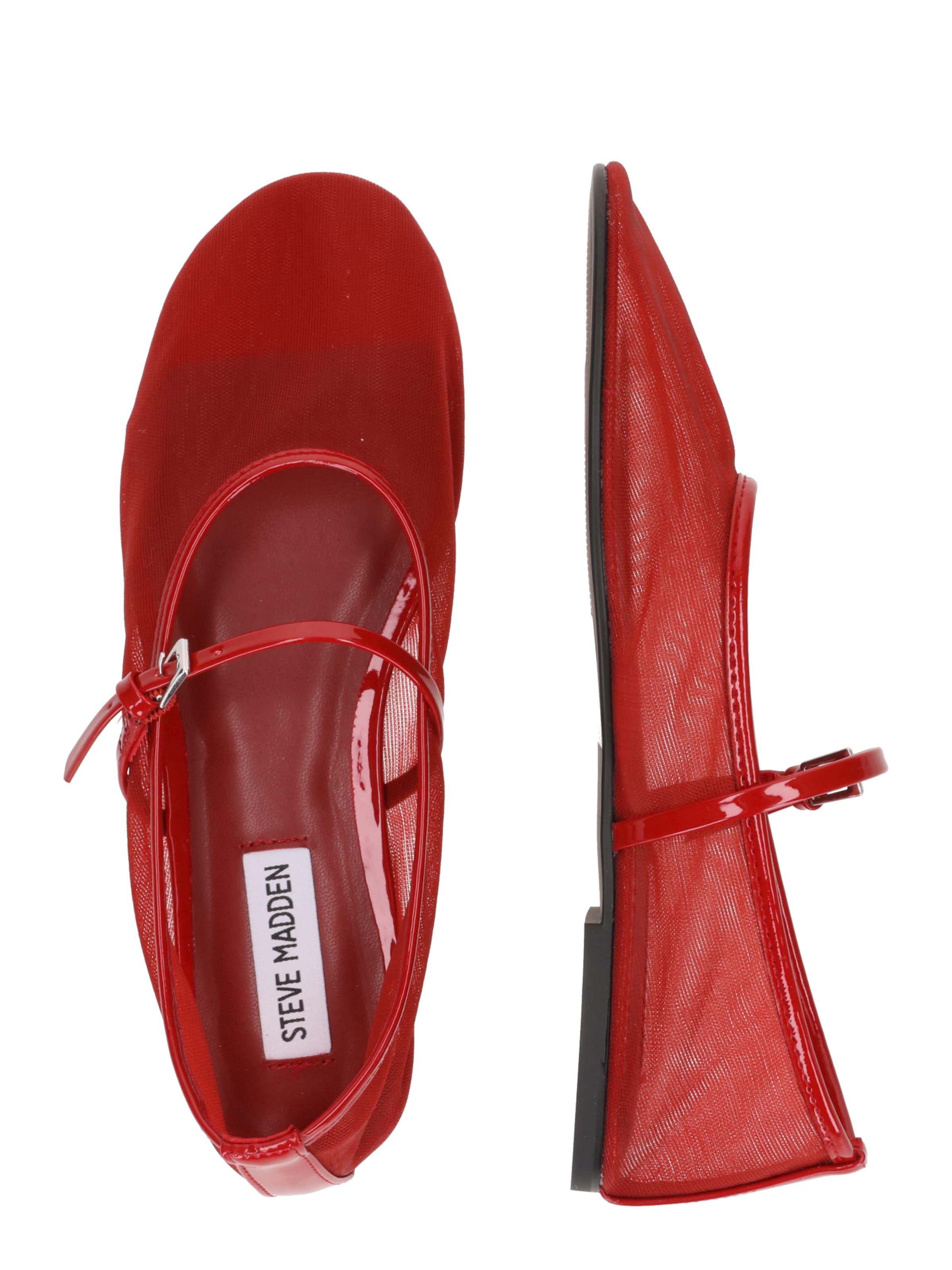 Balerini cu curea glezna 'Mash' de la STEVE MADDEN pe roșu