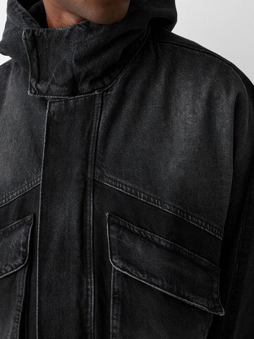 Bershka Between-season jacket in Black