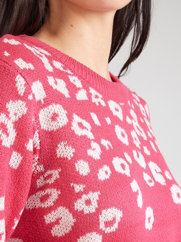 VILA Sweater 'VILELEO' in Pink
