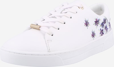 Ted Baker Ниски маратонки 'Keilie' в зелено / тъмнолилаво / бяло, Преглед на продукта