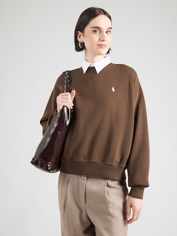 ruda Polo Ralph Lauren Megztinis be užsegimo: priekis