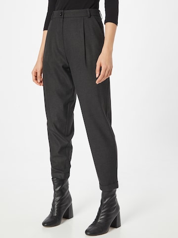 FIVEUNITS Pleat-Front Pants 'Malou' in Grey: front
