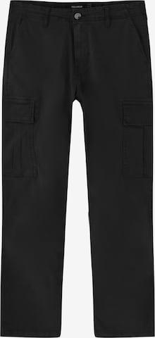 Regular Pantalon Pull&Bear en noir : devant