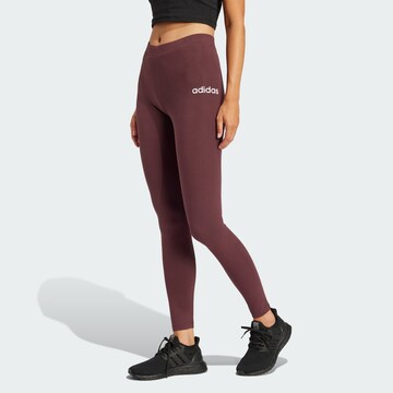 ADIDAS SPORTSWEAR Skinny Sports trousers 'Essentials' in Red: front