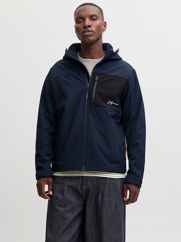 JACK & JONES Prehodna jakna 'JJLUPO' | modra barva: sprednja stran