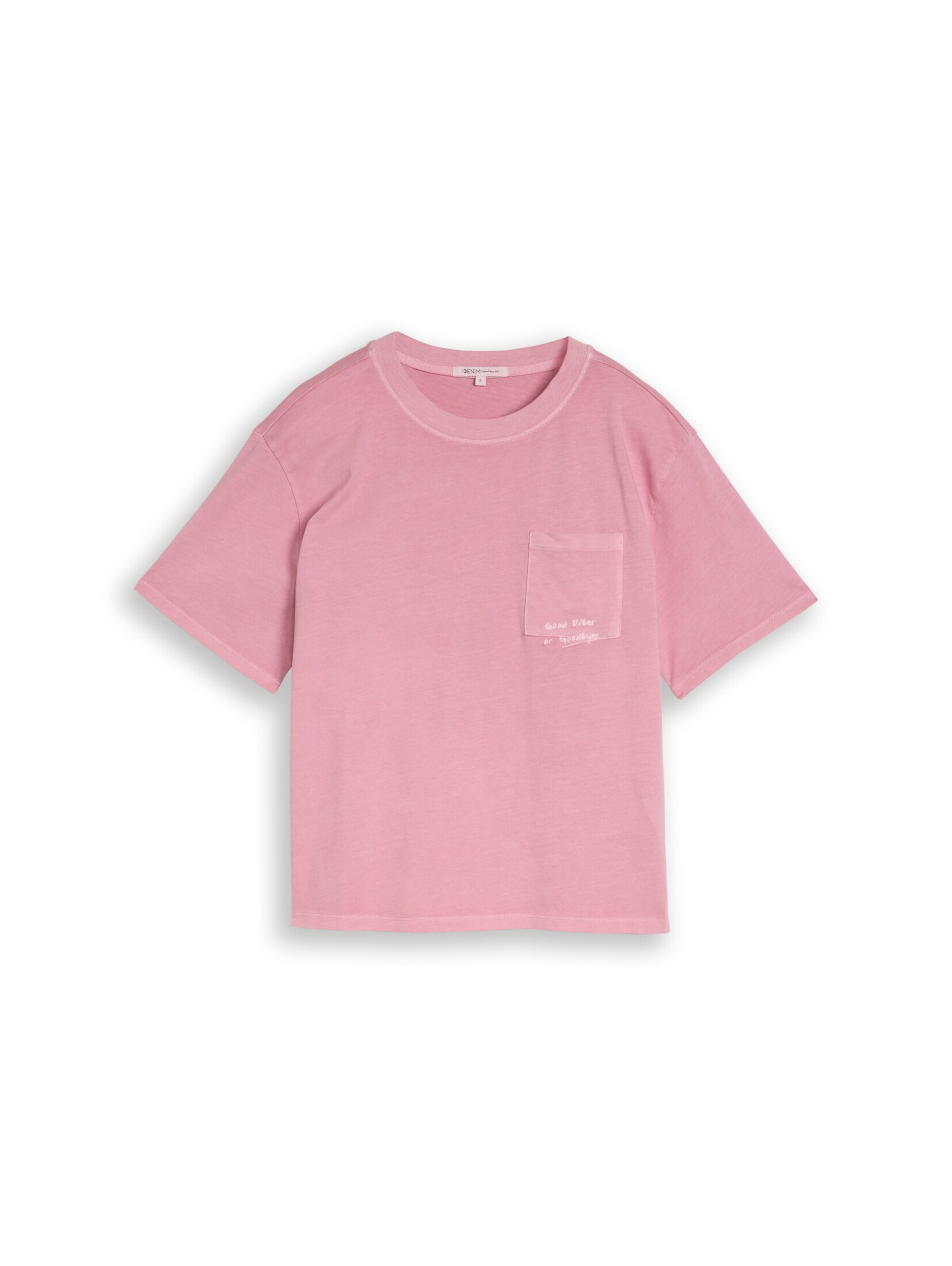 TOM TAILOR DENIM T-Shirt in Pink: Vorderseite
