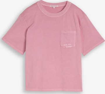 TOM TAILOR DENIM T-Shirt in Pink: Vorderseite